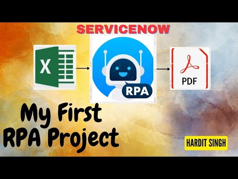 My First Robotic Process Automation(RPA) Project