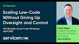 Scaling low-code without giving up oversight and control