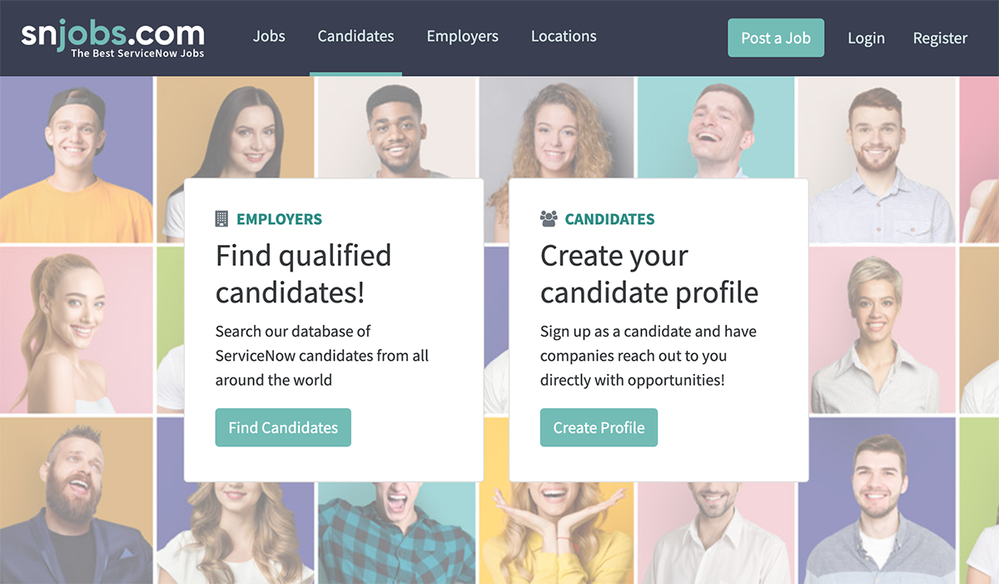 Announcing: SNJobs.com Candidates - Get ServiceNow Job Offers via Email