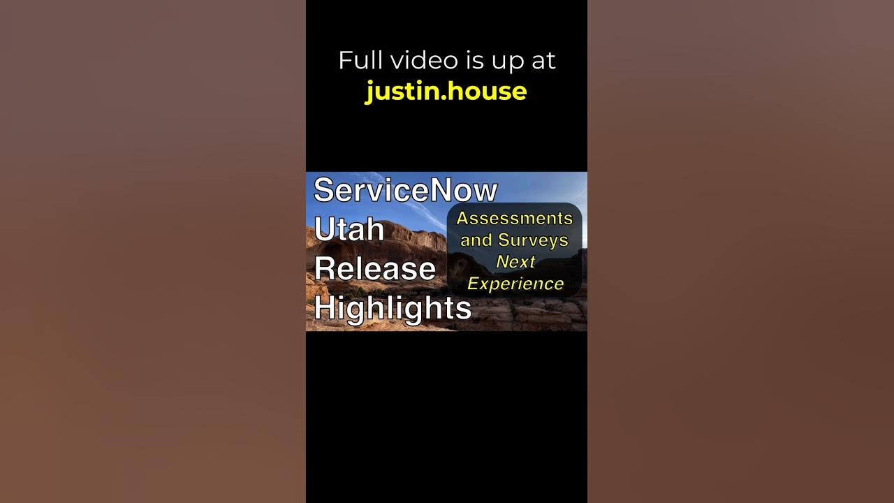Assessments and Surveys: Next Experience - short 🩳 #servicenow #utah #ui #ux #survey