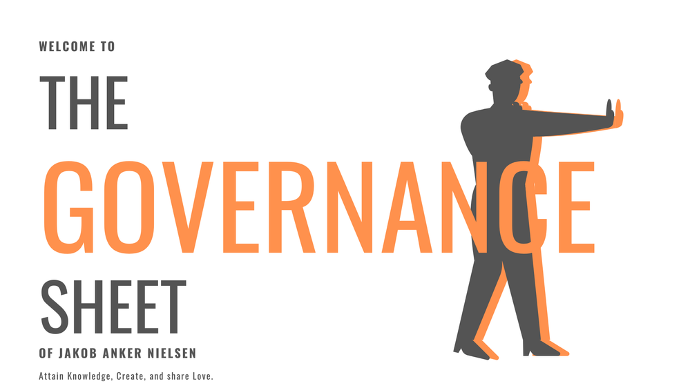 Jakob Anker's Governance Cheat Sheet