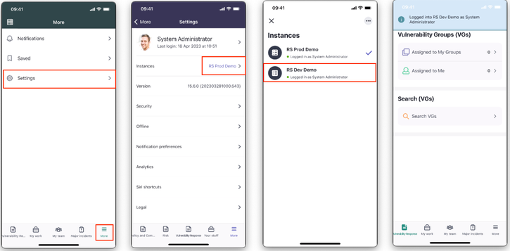 Interesting Utah Stuff: Switching between instances in mobile apps