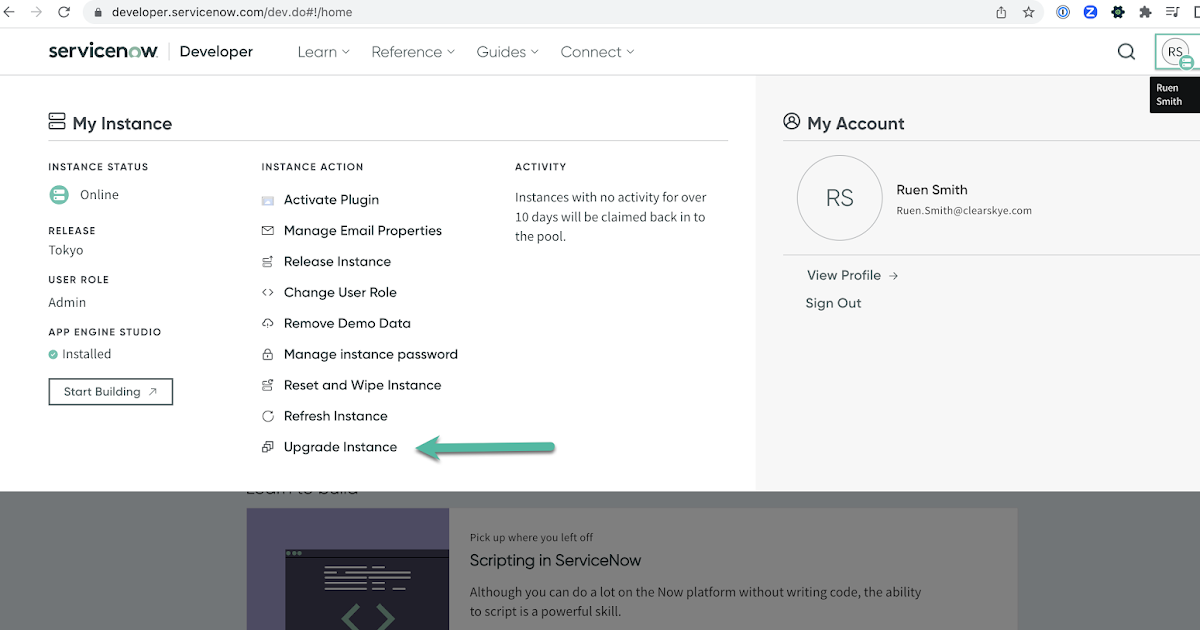 ServiceNow How to Upgrade your PDi