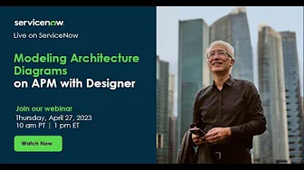 Modeling Architecture Diagrams on APM with Designer