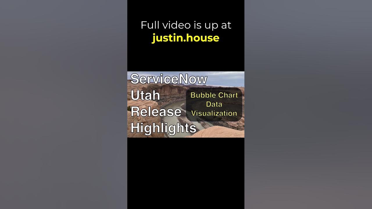 Bubble Chart Data Visualization - short 🩳 #servicenow #utah #datavisualization #bubblechart