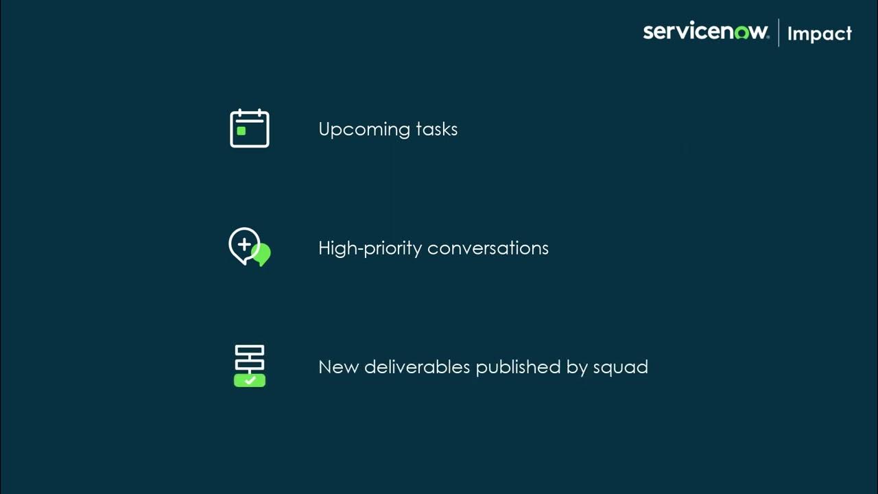 ServiceNow Impact: Overview of Homepage