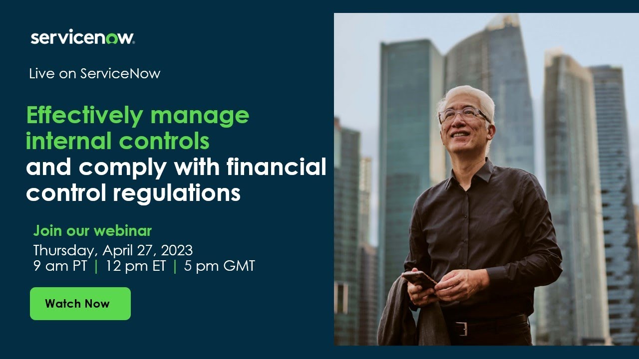 Effectively manage internal controls and comply with financial control regulations