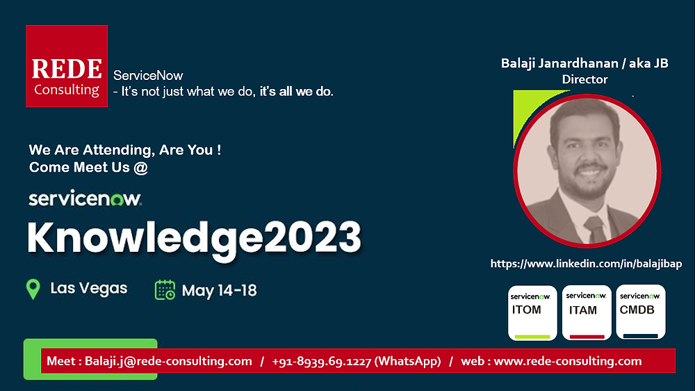 Looking forward to meet you at Knowledge23