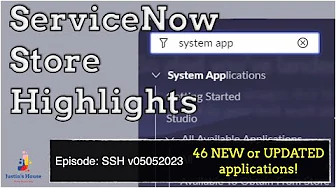 ServiceNow Store Highlights (SSH) v05052023