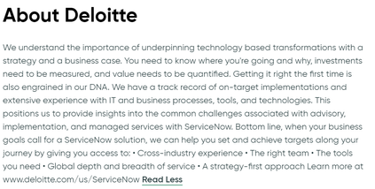 Known more about a ServiceNow Partner Organisation