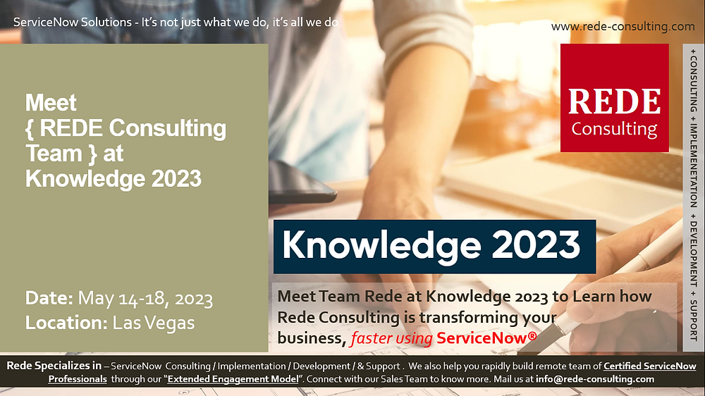 Meet Our Team At Knowledge 2023 ( Las Vegas, May 14-18 )