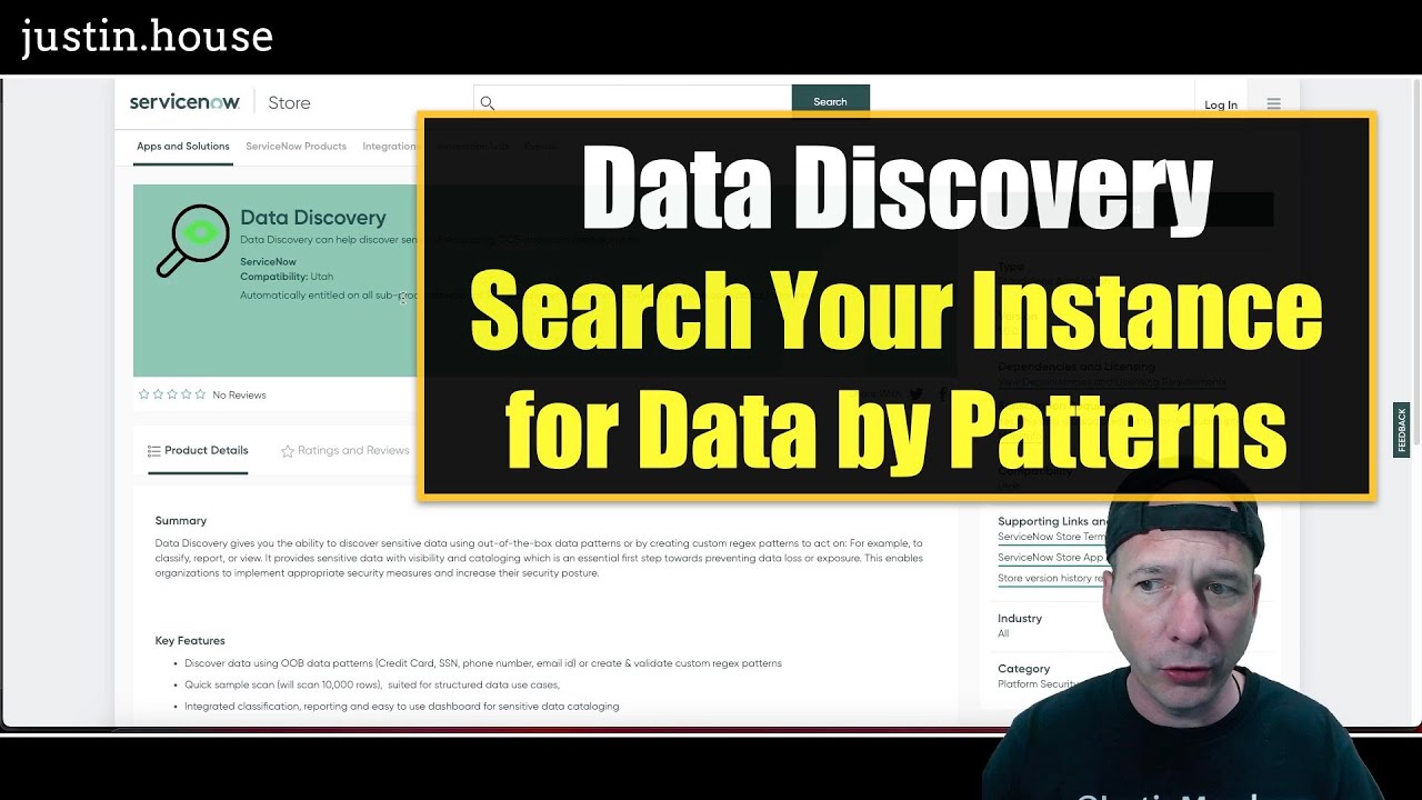 New App: Data Discovery - Search Your ServiceNow Tables for Data by Patterns