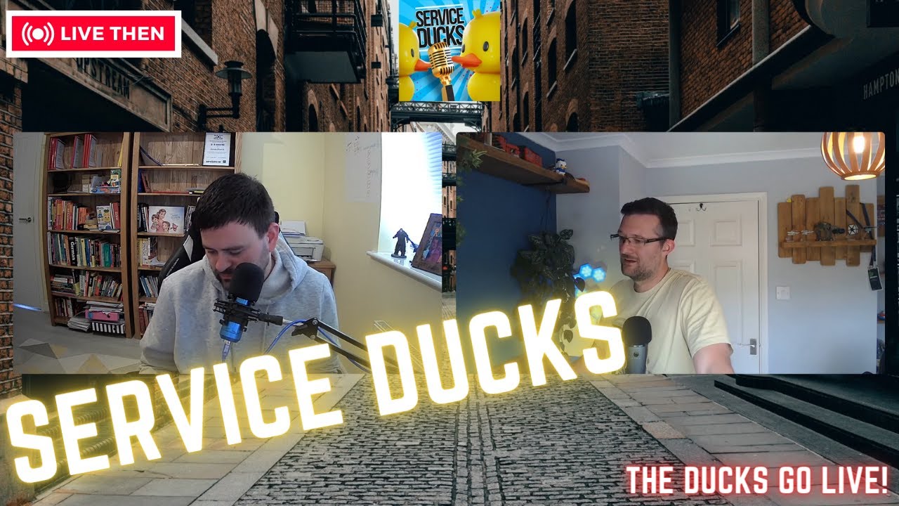 S01 E12 The Ducks go LIVE! | Service Ducks Podcast