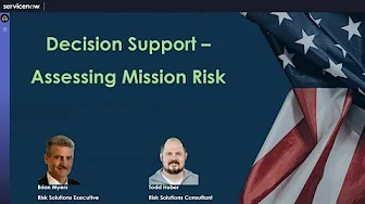 ServiceNow Emergency Management Webinar Series: Decision Support Workflows