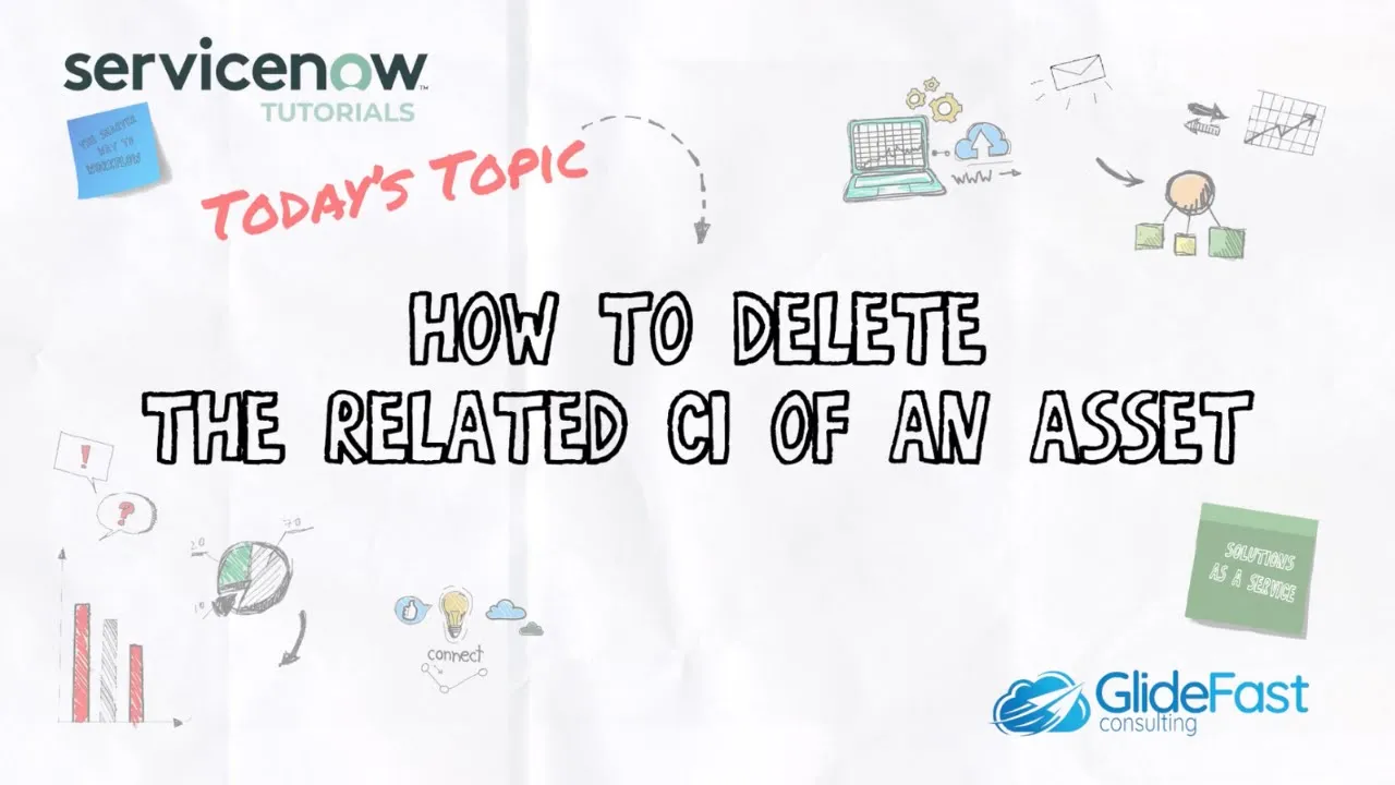 How to Delete The Related Configuration Item (CI) of an Asset in ServiceNow | ServiceNow Tutorial