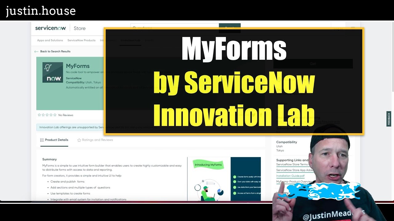 MyForms: New ServiceNow Innovation Lab App