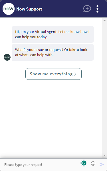 Applying a different font on the Virtual Agent web client