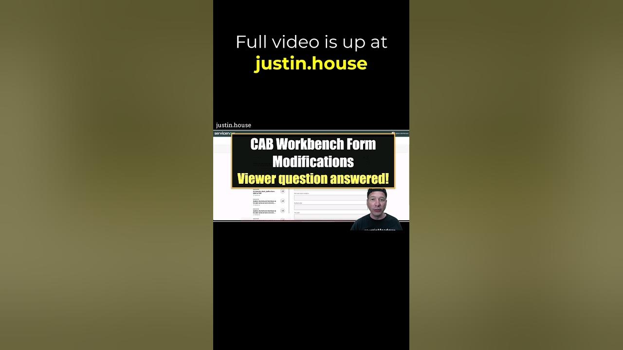 How to Update the Change Form in the CAB Workbench - short 🩳 #servicenow #changemanagement #cab #ui