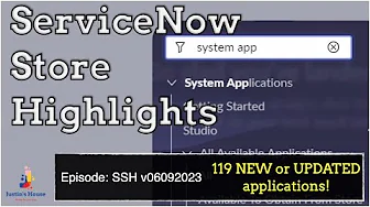 ServiceNow Store Highlights (SSH) v06092023