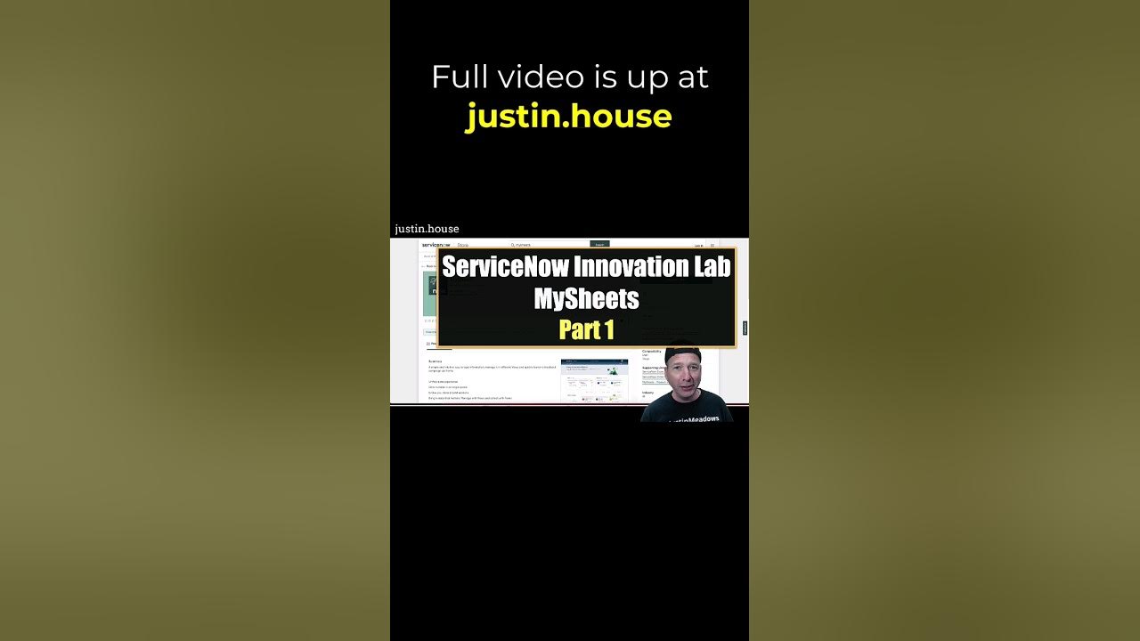 MySheets: New ServiceNow Innovation Lab App - short 🩳 #servicenow #innovation #spreadsheet #forms