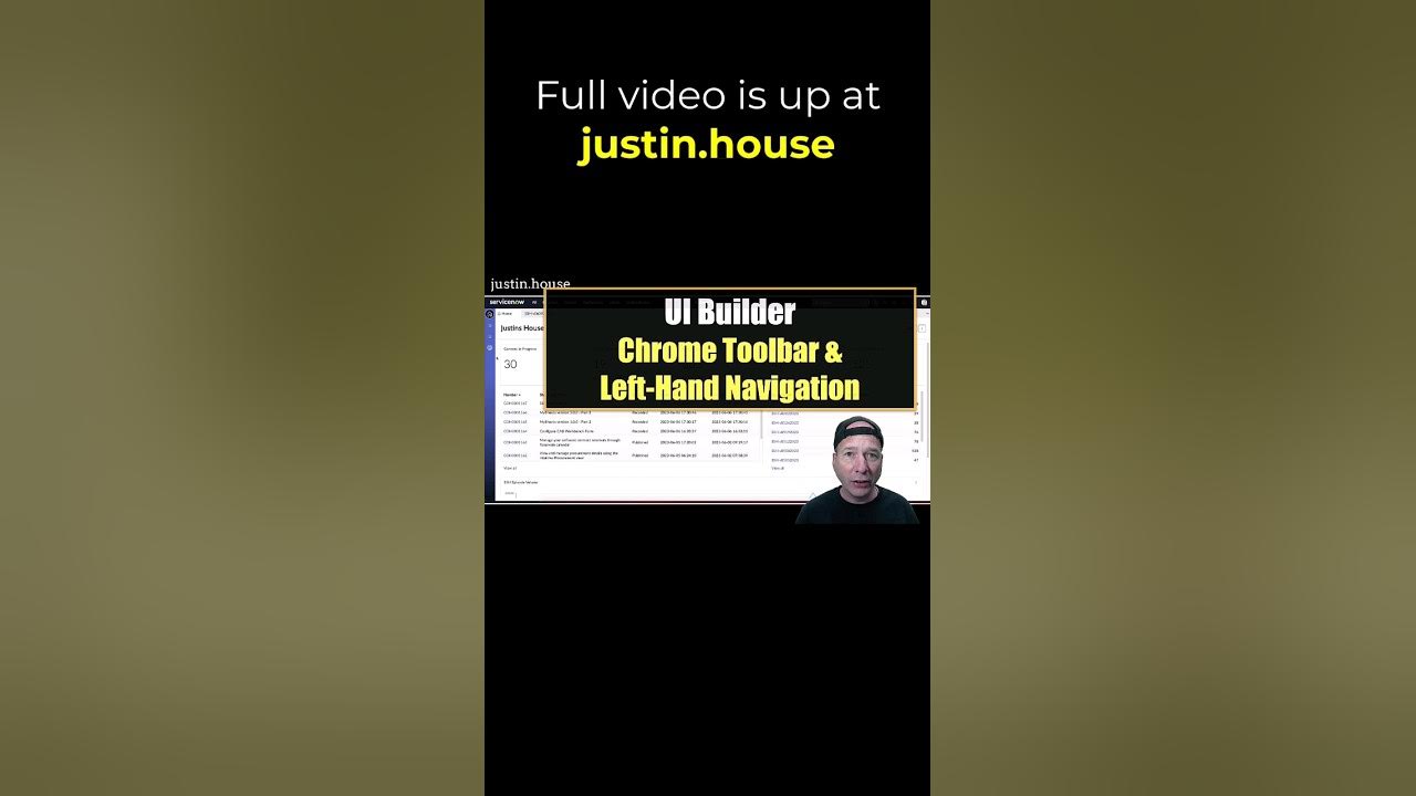 UI Builder - Modifying Workspace Left-Hand Navigation - short 🩳 #servicenow #userexperience #menu