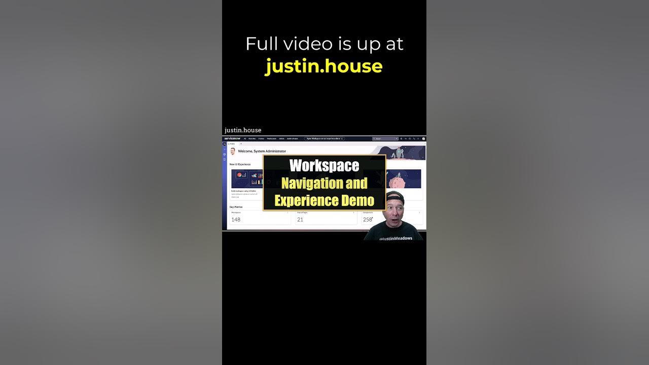 Workspace Navigation and Experience Demo - short 🩳 #servicenow #workspace #ux #userexperience