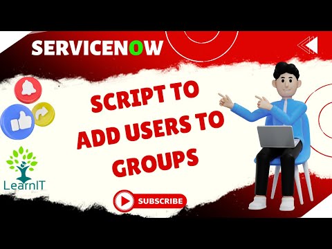 Script to Add 5 Users to 5 Different Groups | Background Scripts | Server-Side Scripts