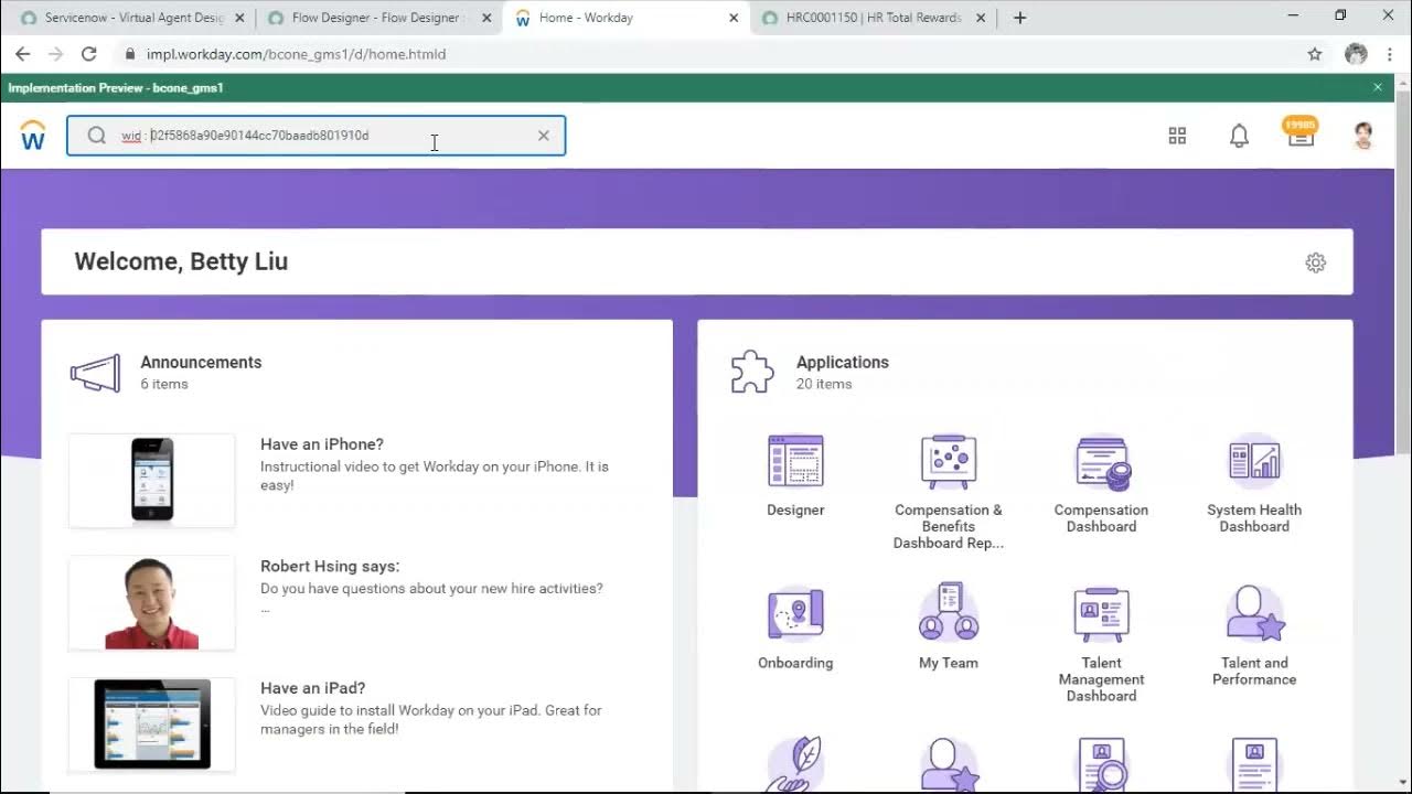 How To - Connect Virtual Agent with Workday to Request Leave