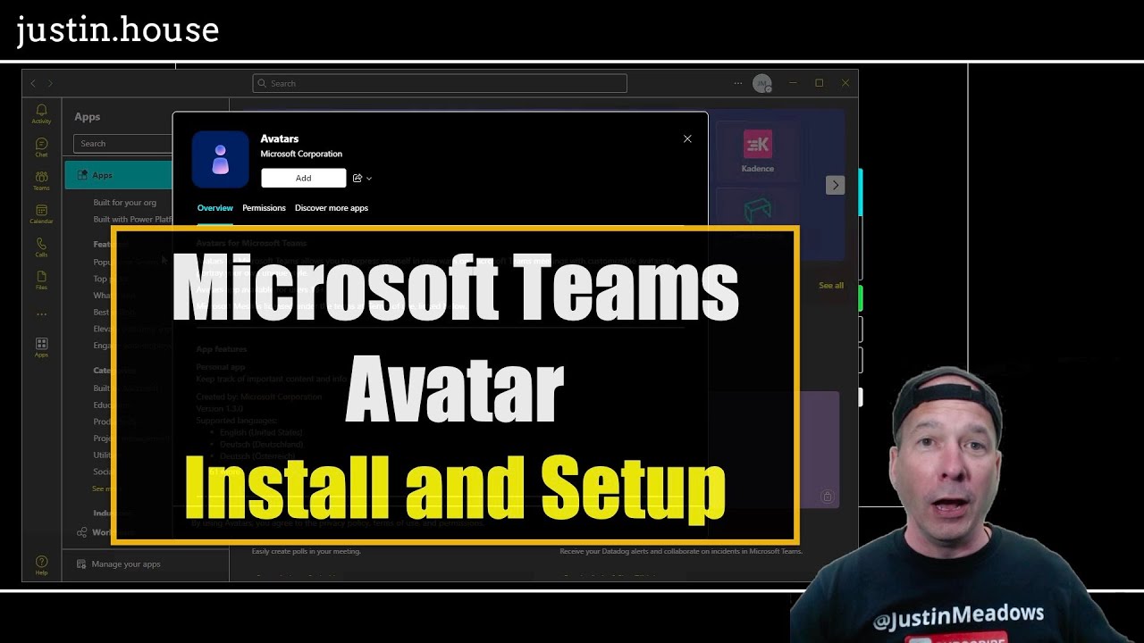 Setting Up My Teams Avatar