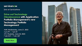Drive out Technology Obsolescence with APM's new Technology Portfolio Management