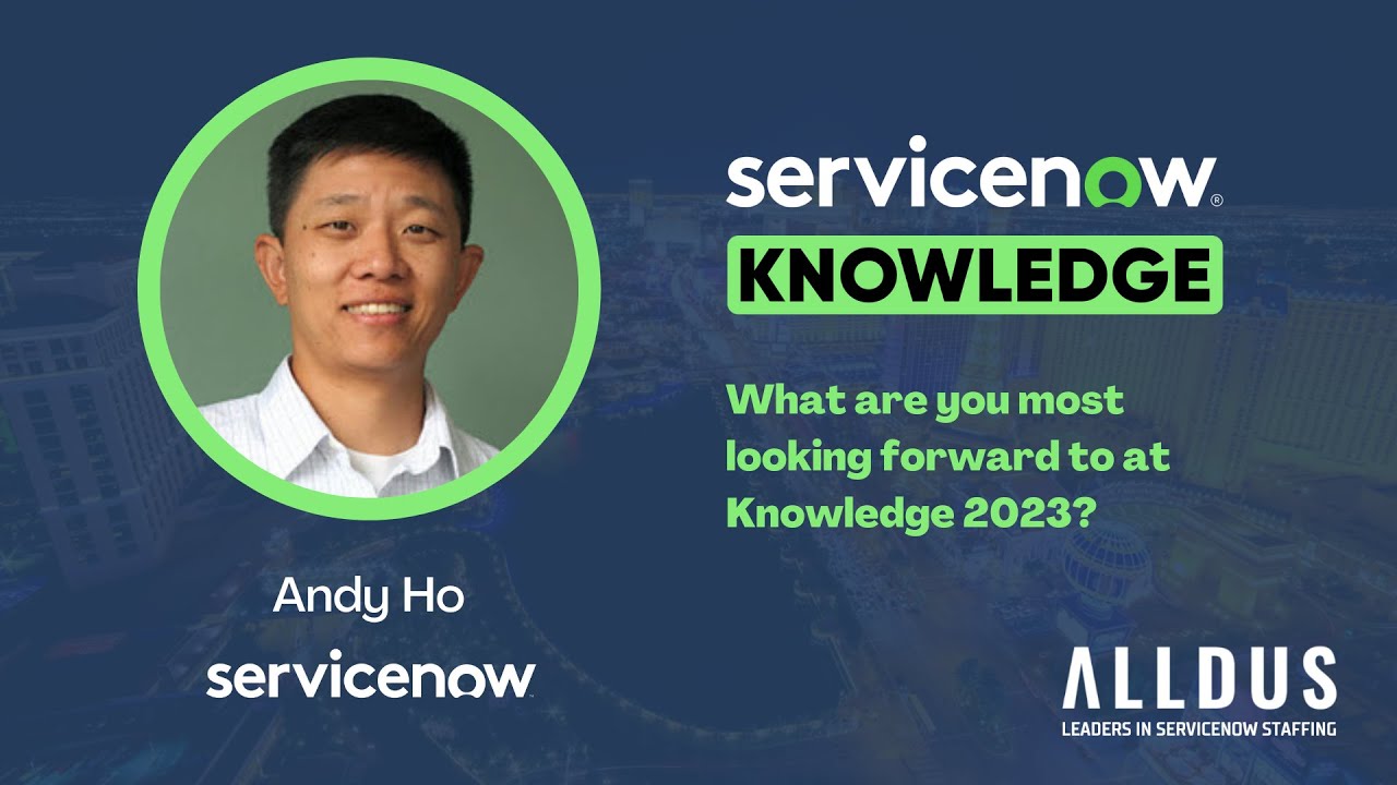 Andy Ho: What are you most looking forward to at Knowledge 2023?