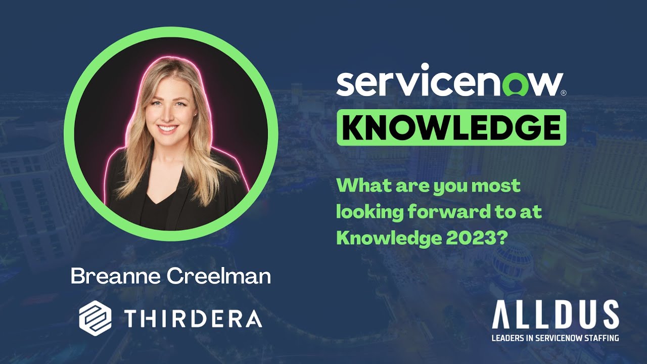 Breanne Creelman: What are you most looking forward to at Knowledge 2023?