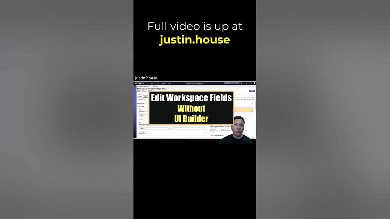 No UI Builder Needed to Edit Workspace Fields - short 🩳 #servicenow #workspace #ux #userexperience