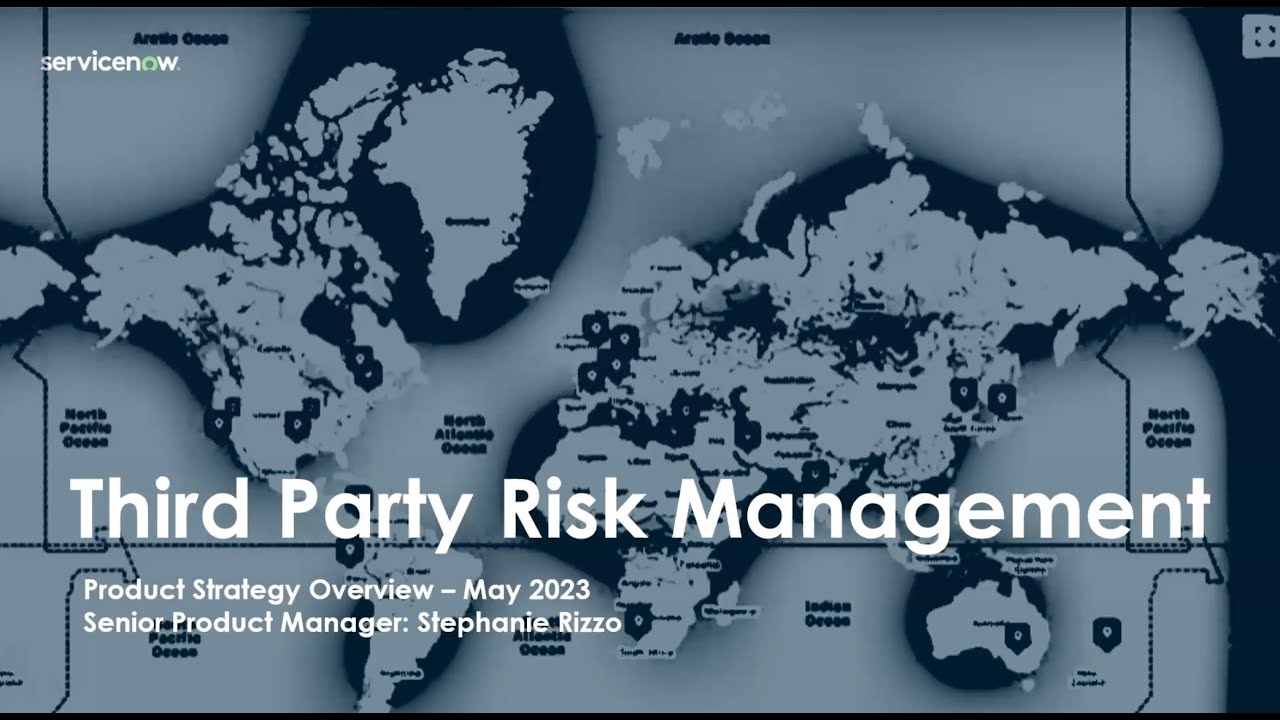 Roadmap Preview: Vendor and Third Party Risk in ServiceNow