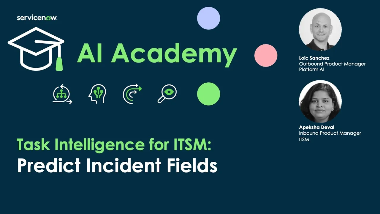 Task Intelligence for ITSM