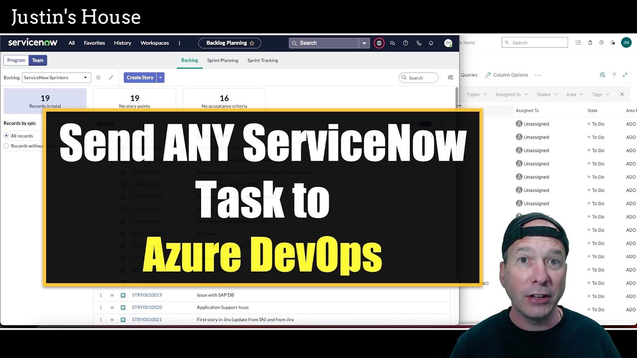 Send ANY ServiceNow Task to Azure DevOps