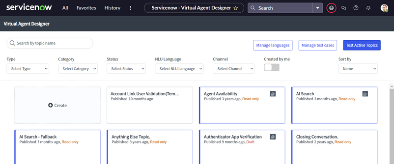 Understanding "Automated Testing for Virtual Agent topics"