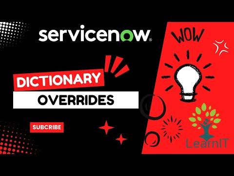Use of Dictionary Overrides