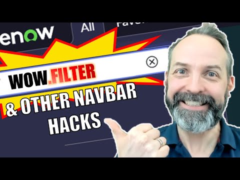 Navbar Commands every ServiceNow expert should know