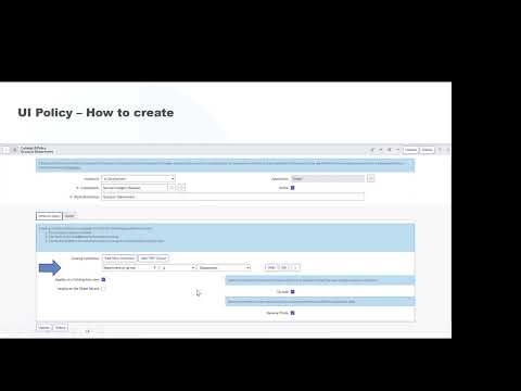 UI Policy
