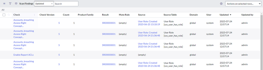 Adding "Last updated" to Instance Scan Findings