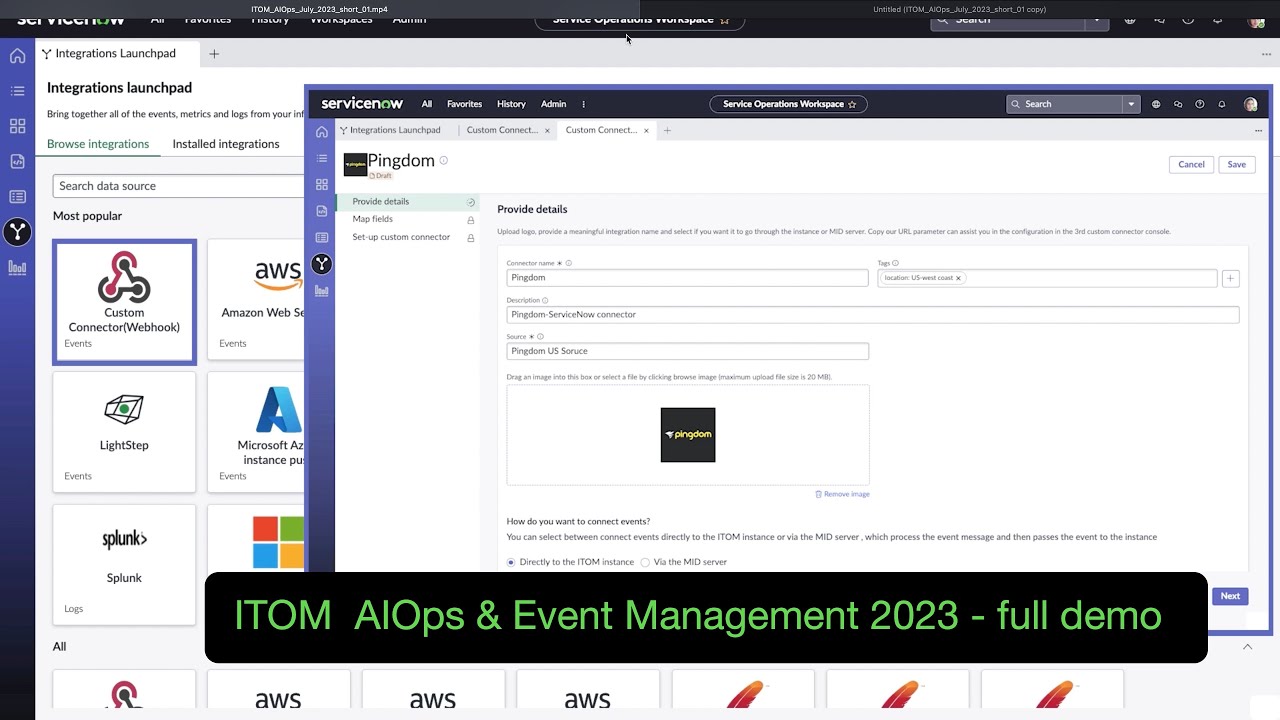 IT Operations Management (ITOM) – Predictive AIOps & Event Management, full demo