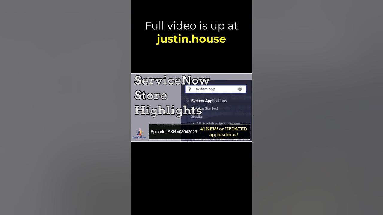 ServiceNow Store Highlights (SSH) v08042023 - short 🩳 #apps #newrelease #feature  #releasenotes