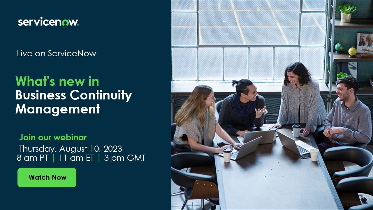 What’s new in Business Continuity Management