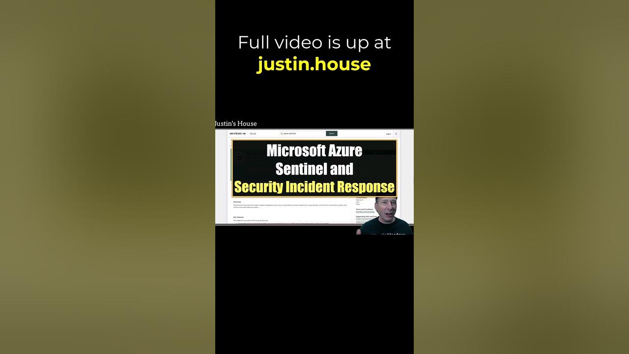 Microsoft Azure Sentinel and Security Incident Response - short 🩳 #servicenow #microsoft #siem