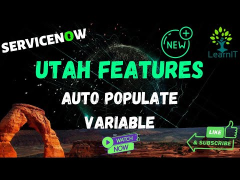 Auto-Populate Variable || UTAH Feature