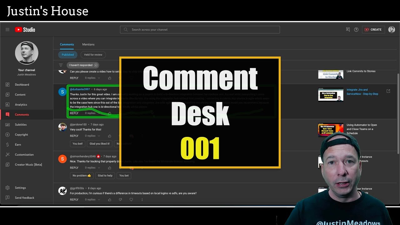 Comment Desk 001