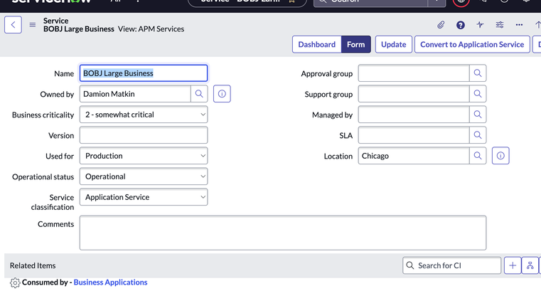 Creating Minimum viable Application Services to support Technology Portfolio Management (TPM)