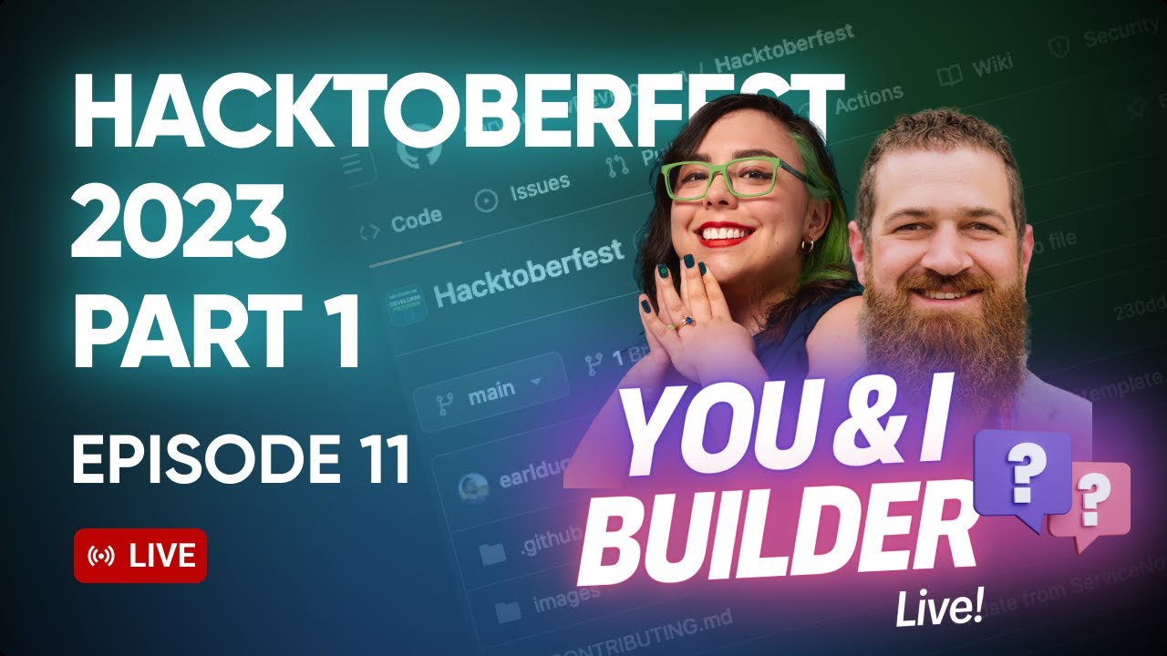 [E11] You & I Builder Live! Menu Generating Operations Program Widget (Hacktoberfest 2023 Part 1)