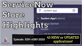 ServiceNow Store Highlights (SSH) v09012023